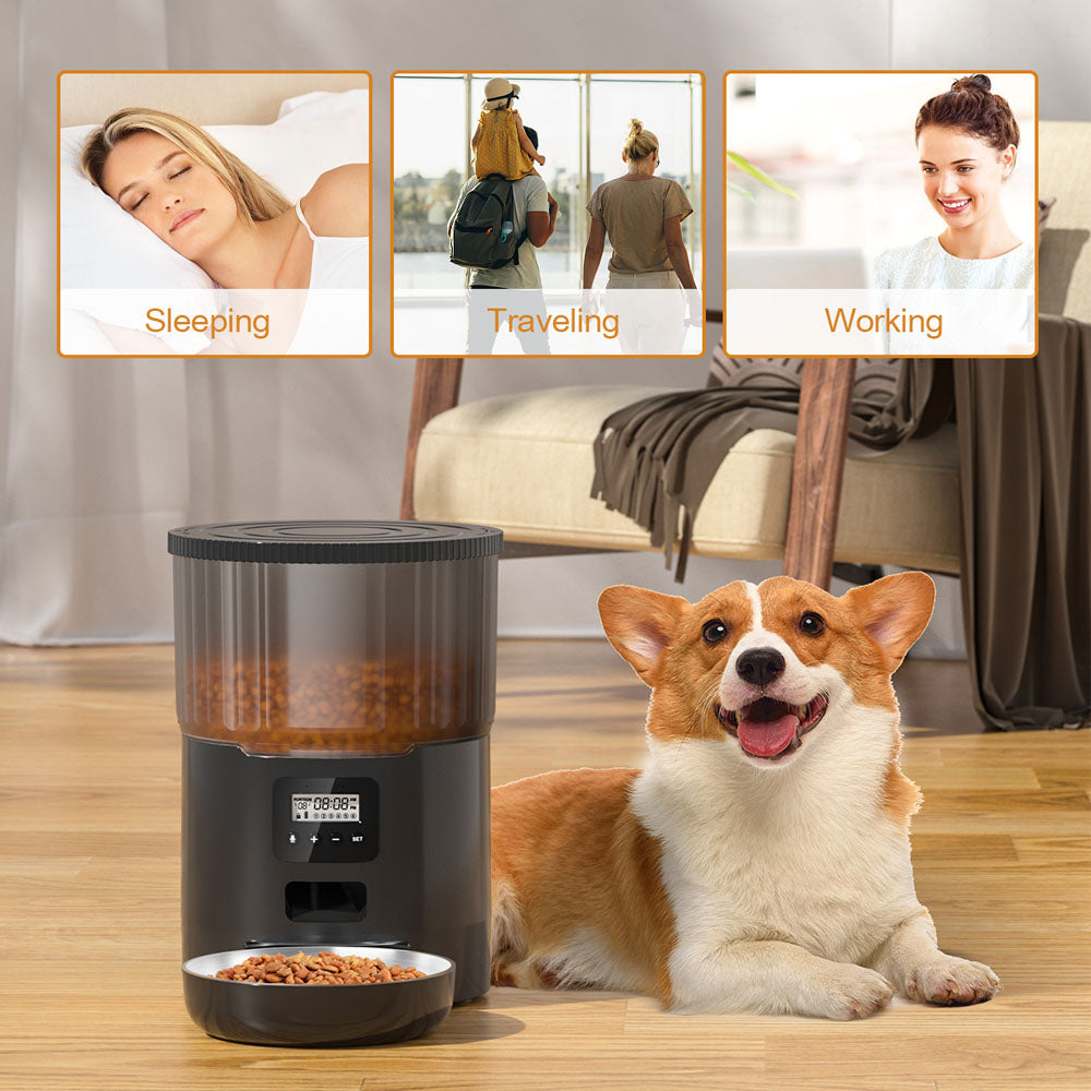 Best Round Two-color Pet Feeder